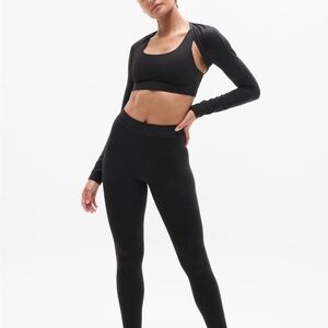 Athleta 7/8 Micro waist high-rise leggings